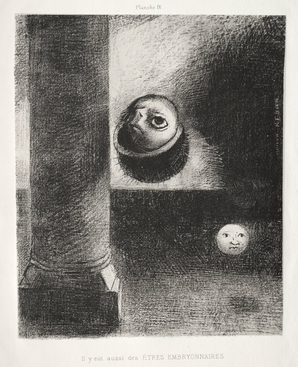 Embriyonik Varlıklar da Vardı by Odilon Redon