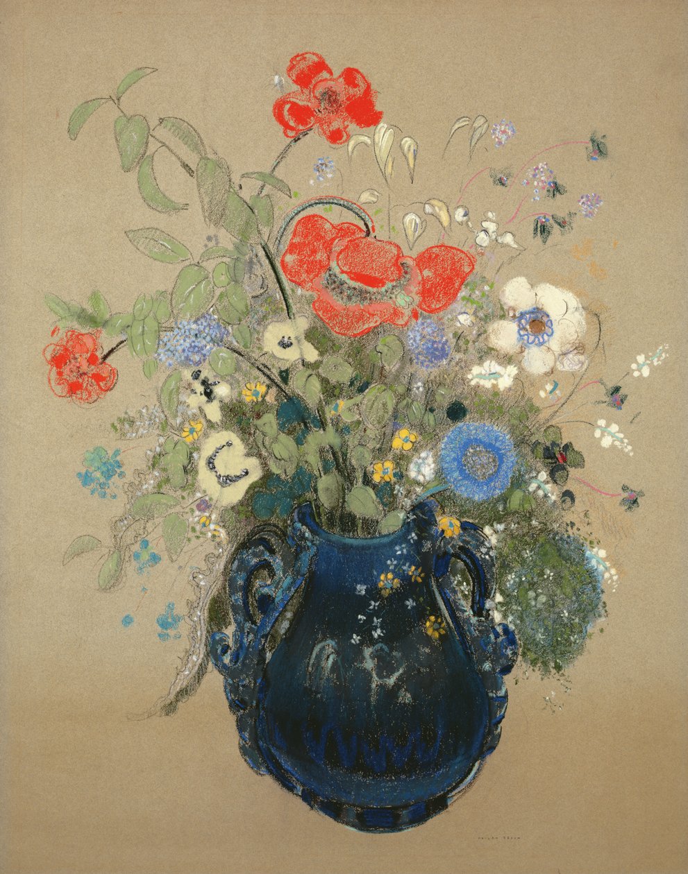 Bilinmeyen resim by Odilon Redon