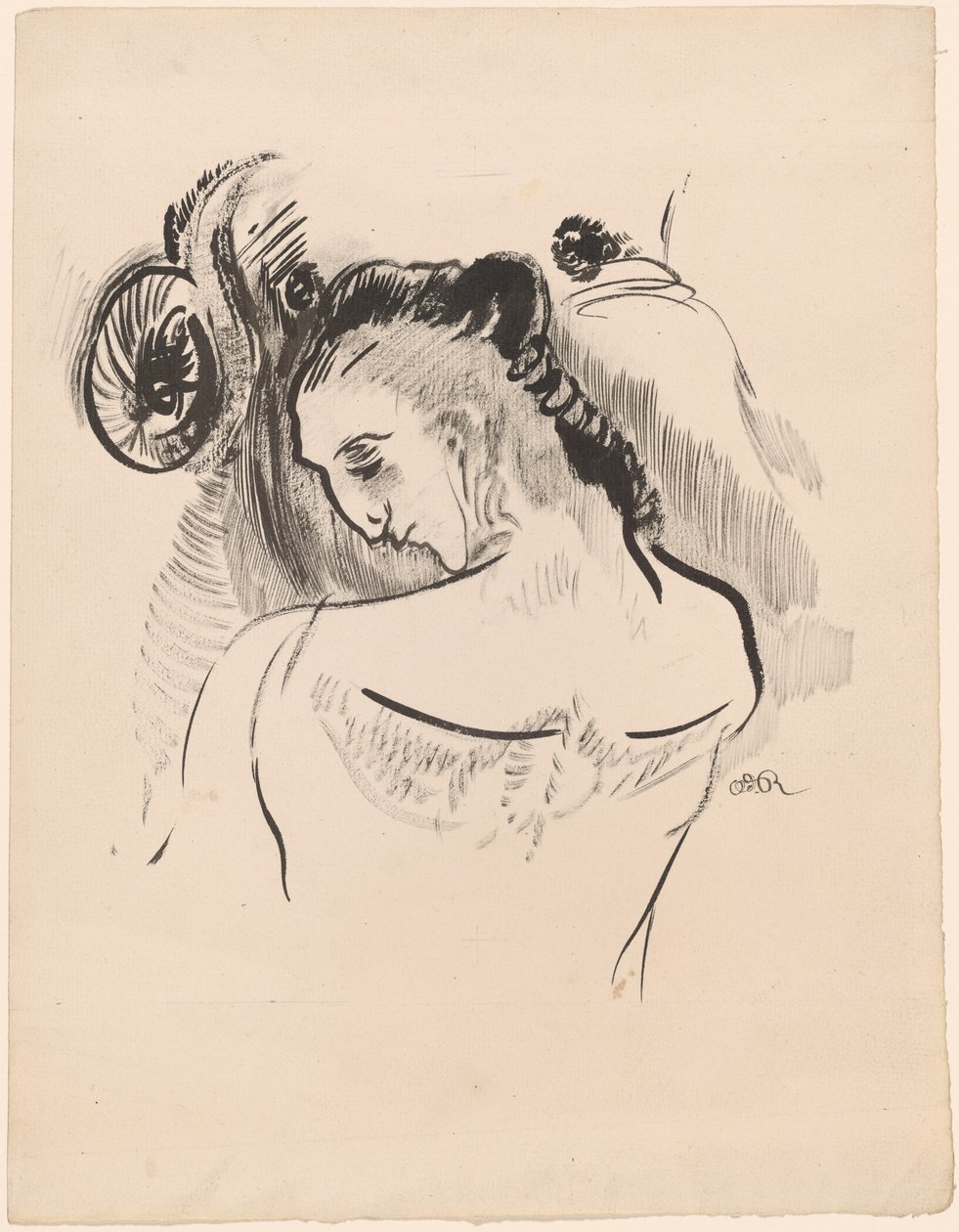 Genç adam by Odilon Redon