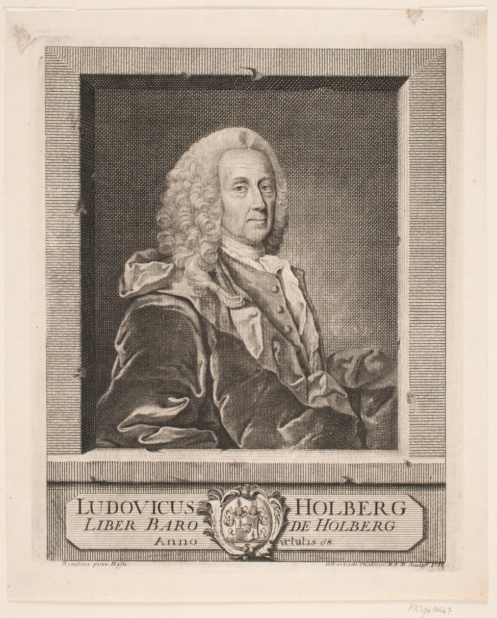Ludvig Holberg by Odvardt Helmoldt de Lode