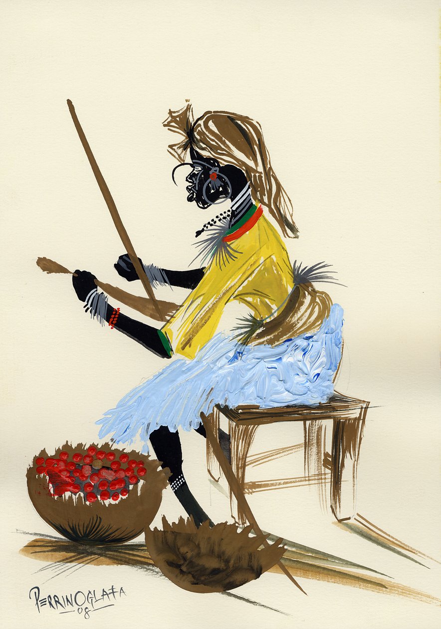 Afrikalı Çocuklar İçin Yemek, 2008 by Oglafa Ebitari Perrin