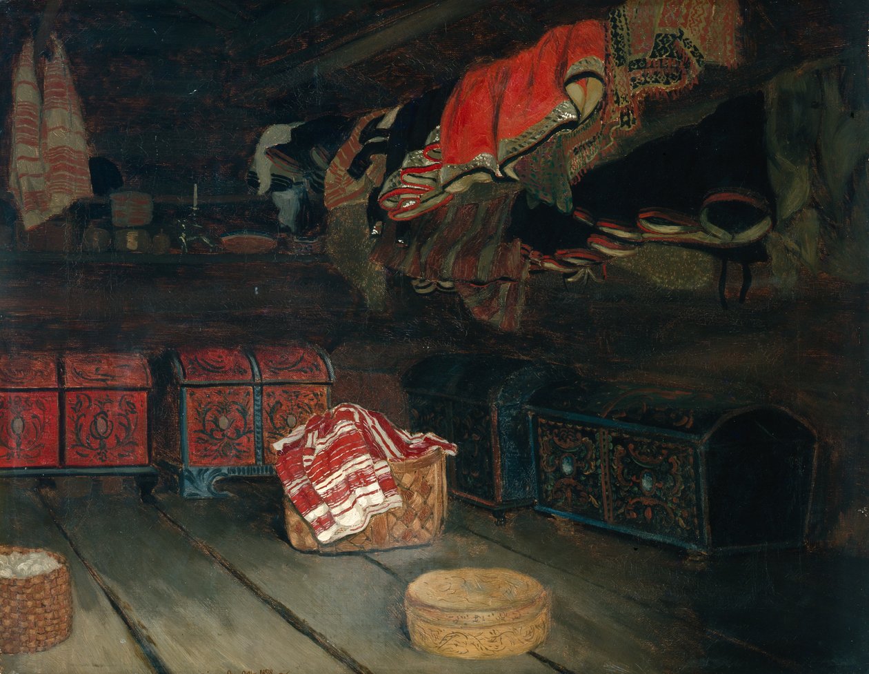Setesdal Tavan Arası by Olaf Isaachsen