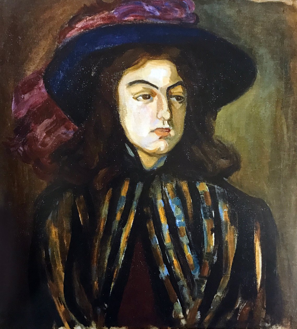 kadın portre by Olga Rozanova