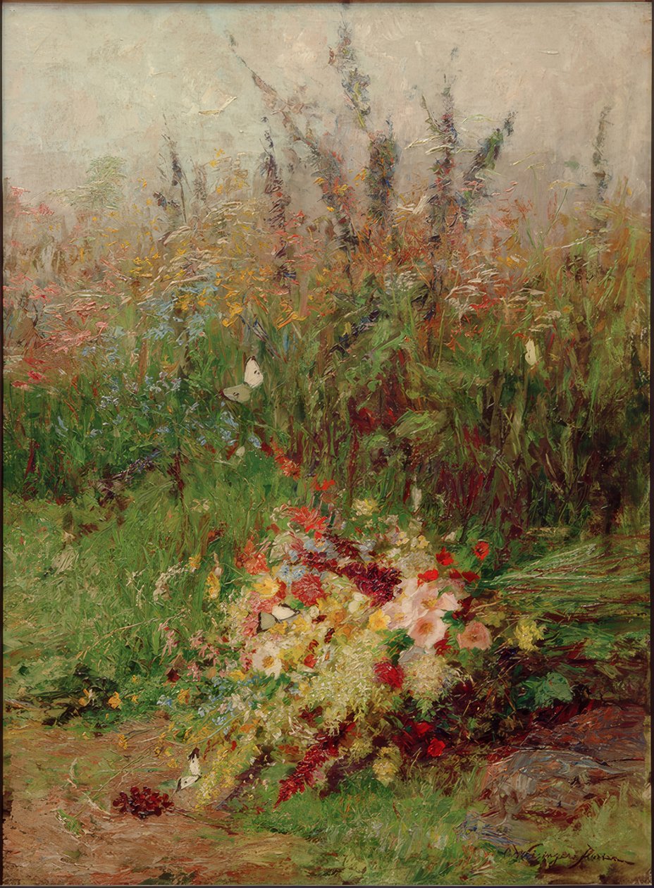 Yol boyunca çayır buketi by Olga Wisinger Florian