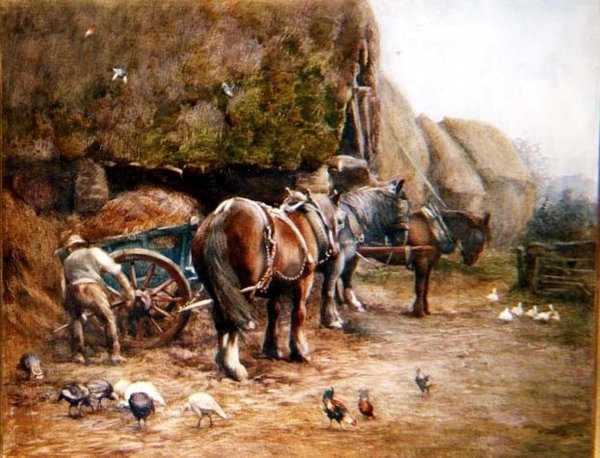Kasım ayında bir Çiftlik by Oliver Baker