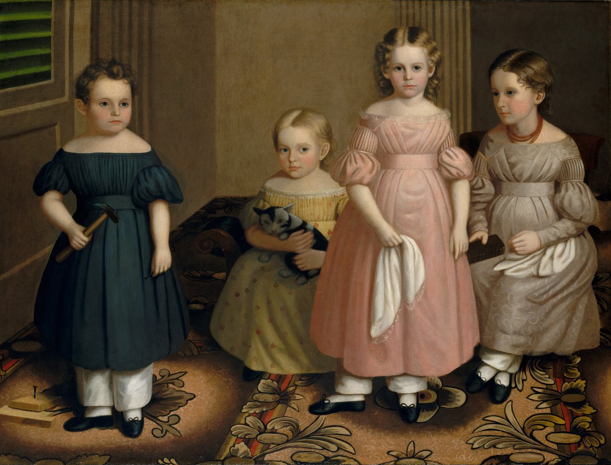 Alling Children, c.1839 by Oliver Tarbell Eddy