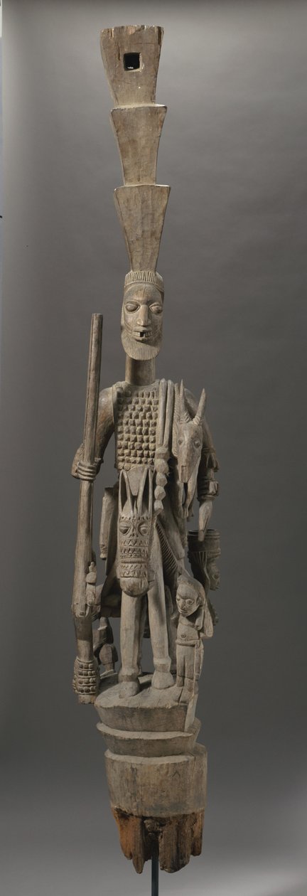 Yoruba veranda direği, Nijerya (ahşap) by Olowe of Ise