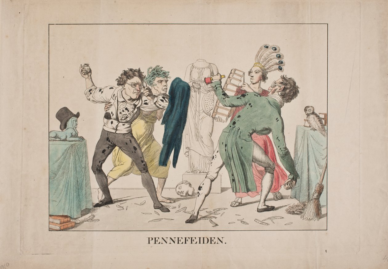 "Pennefejden" by Oluf Olufsen Bagge