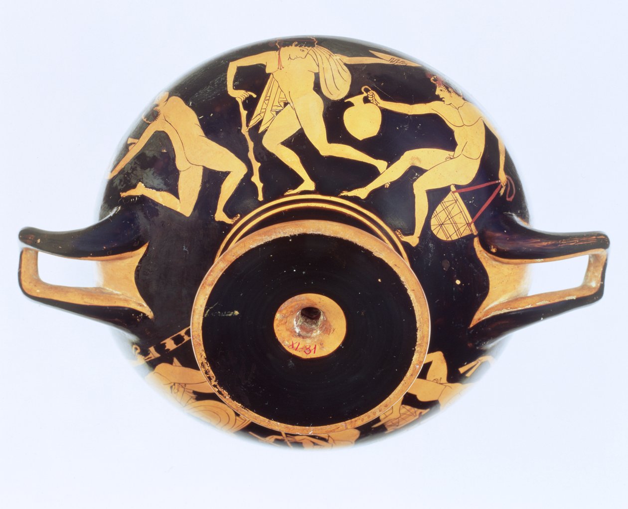 Attic Kırmızı figürlü kylix, MÖ 500-480 (seramik) by Onesimos Painter