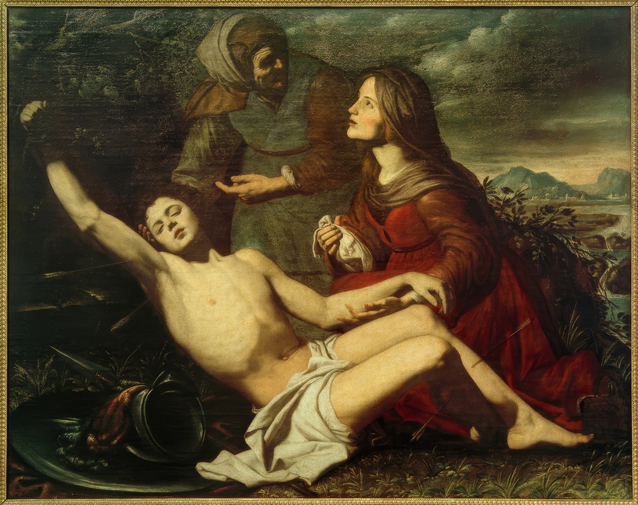 Saint Sebastian v. Saint Irene ilgilendi by Onofrio Palumbo