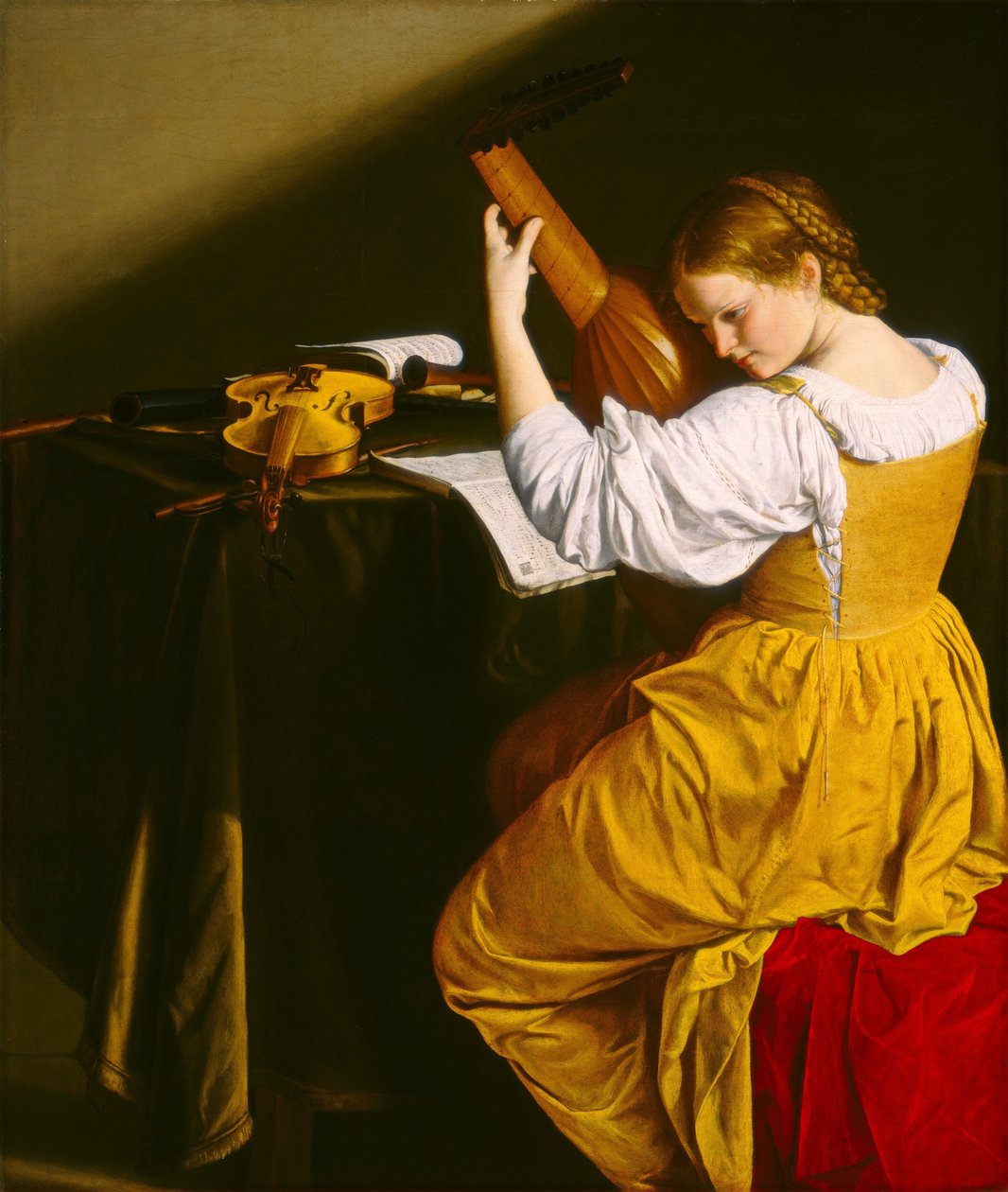 ud çalar by Orazio Gentileschi