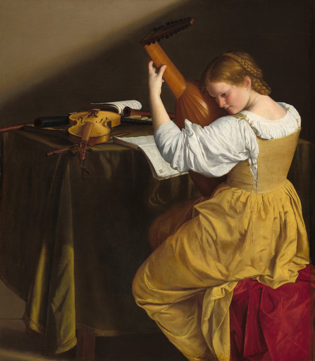 Ud Oyuncusu by Orazio Gentileschi