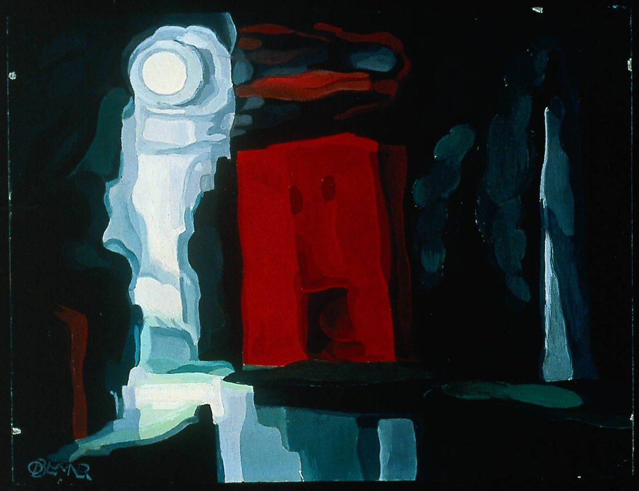 Ay-Gece Ruh Hali by Oscar Florianus Bluemner