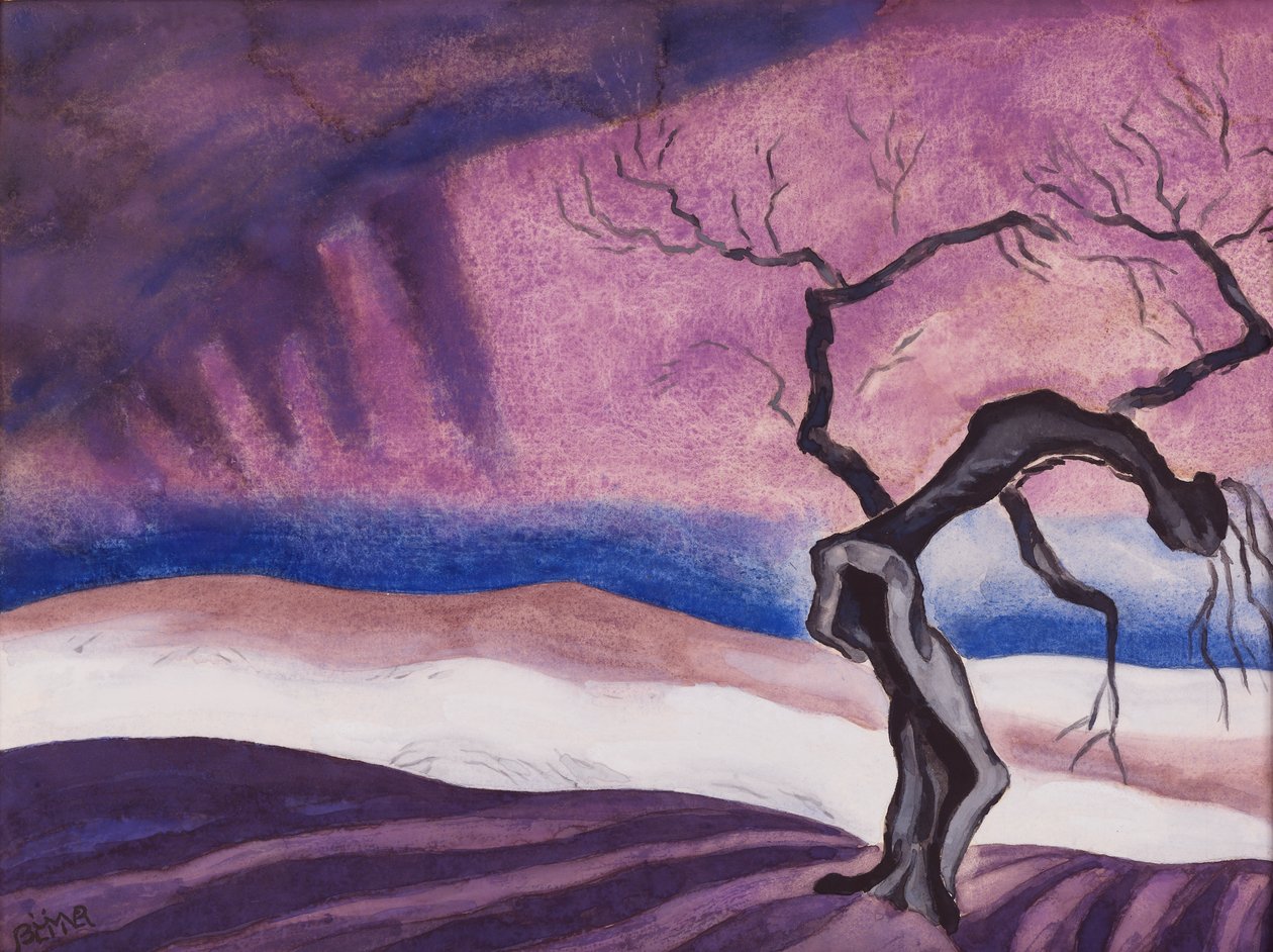 Ölüm, 1926. by Oscar Bluemner