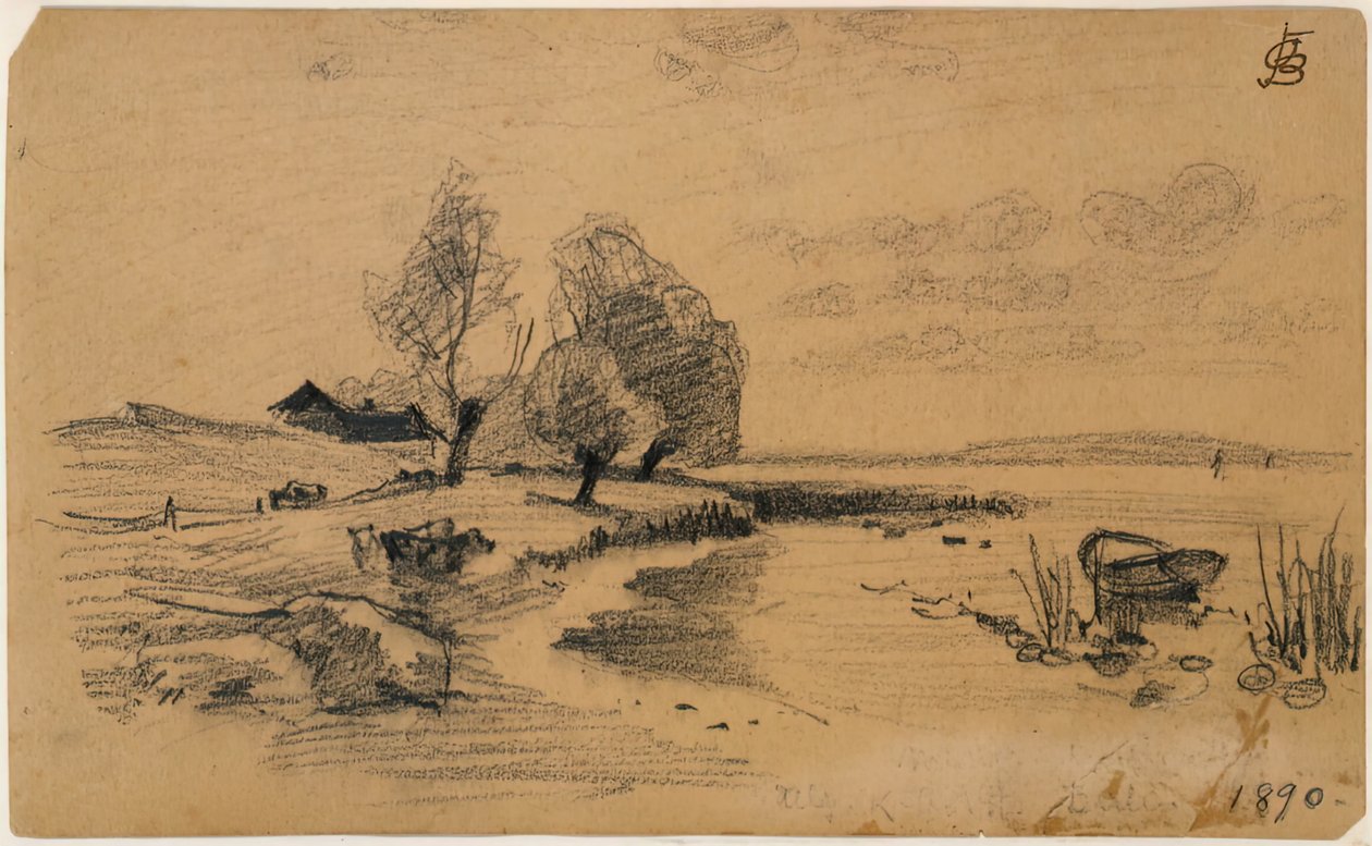 İsimsiz, 1890. by Oscar Bluemner
