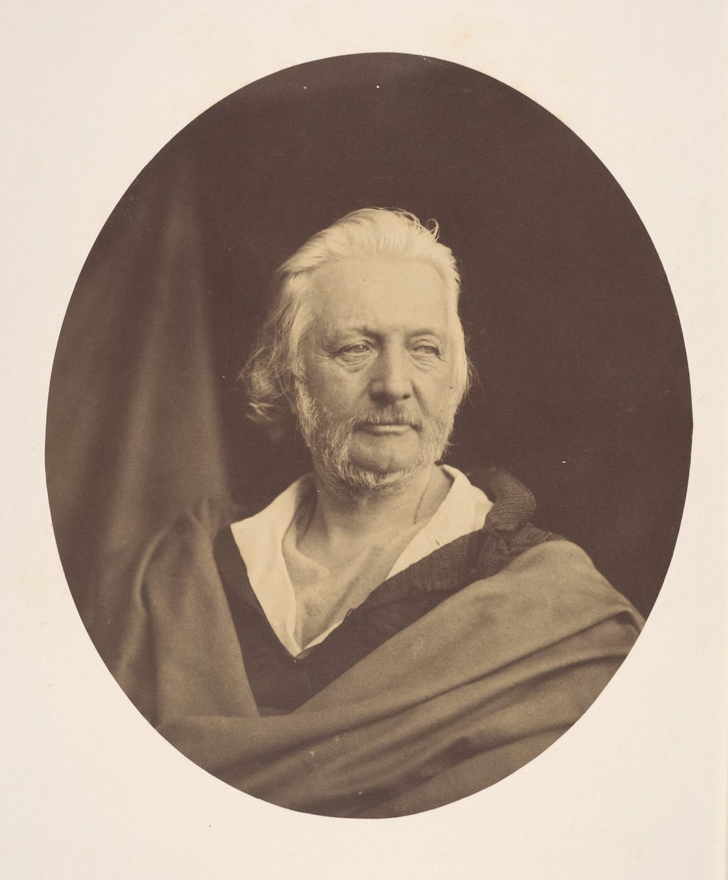 Bir Başın Çalışması, 1857. by Oscar Gustav Rejlander