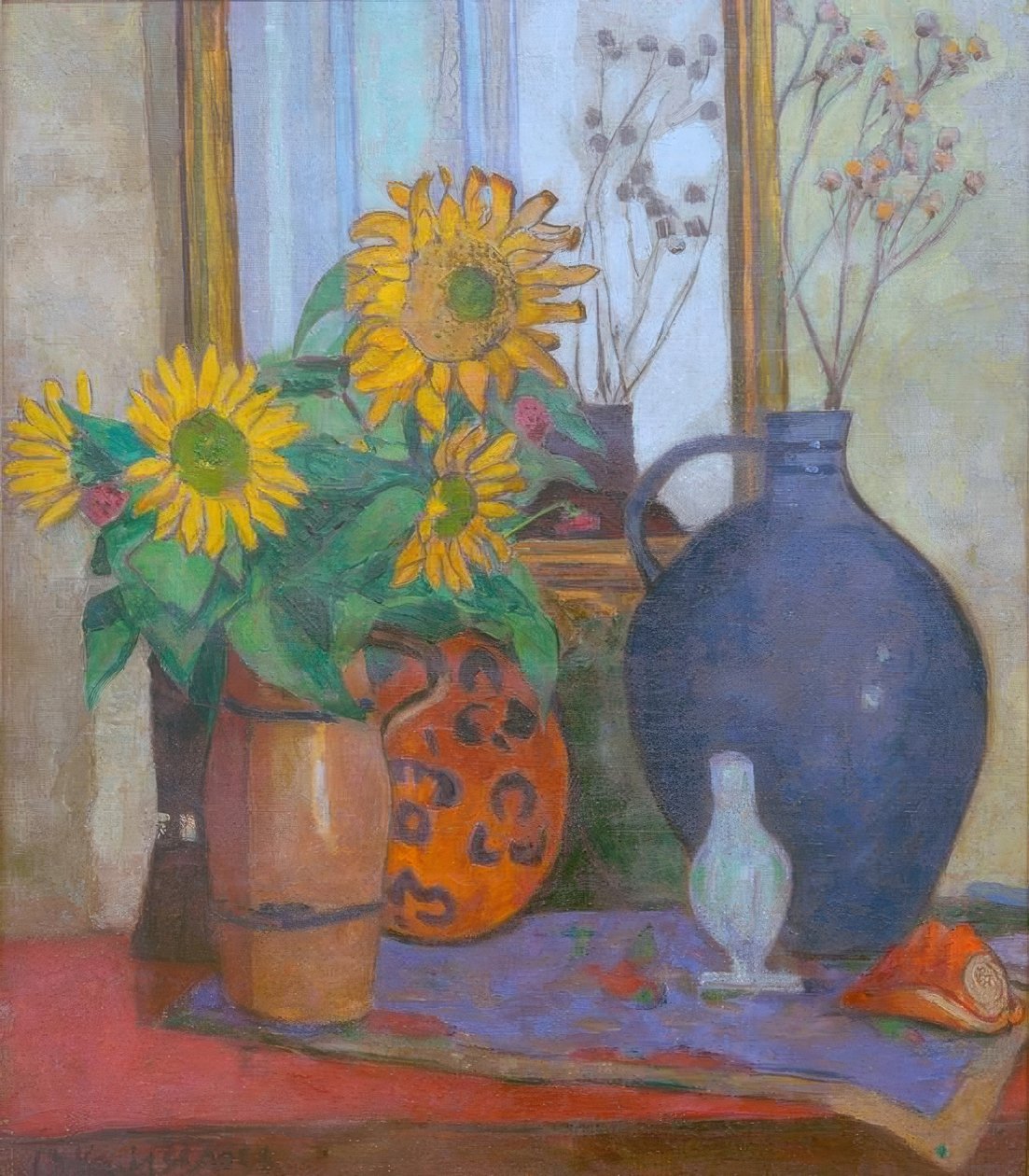 Matisse kaseli ayçiçeği by Oskar Moll
