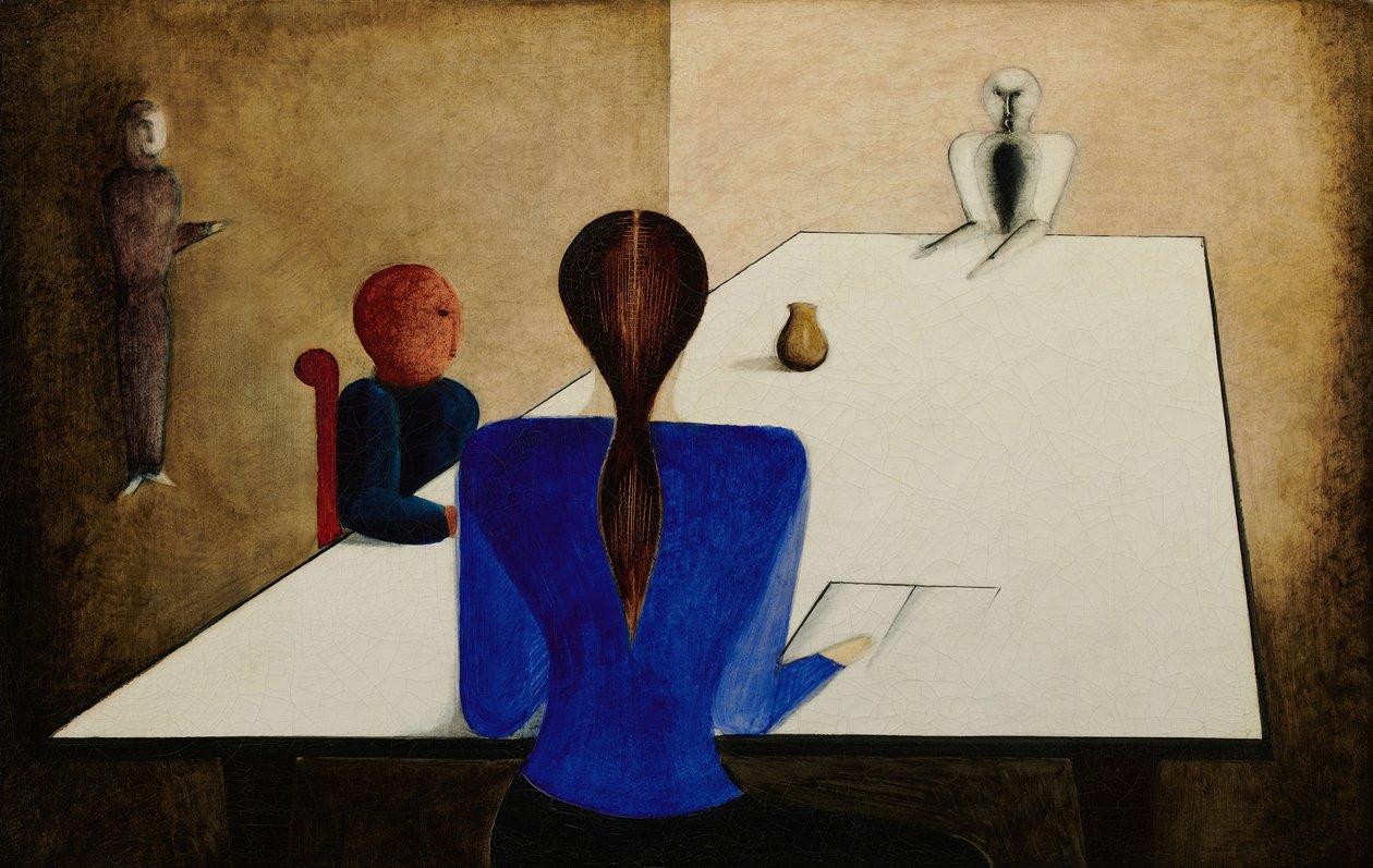 Tablodaki Grup, 1923. by Oskar Schlemmer