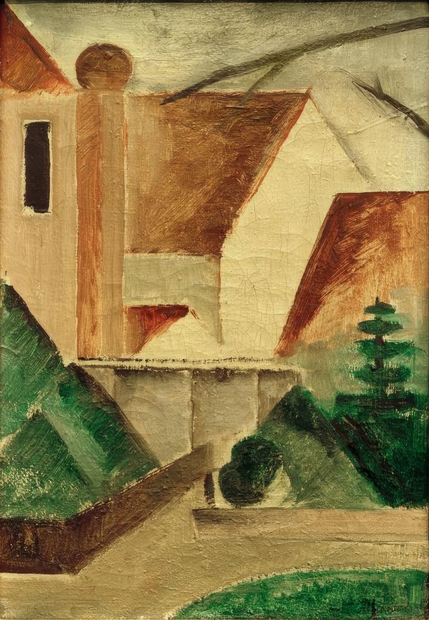 manastır by Oskar Schlemmer