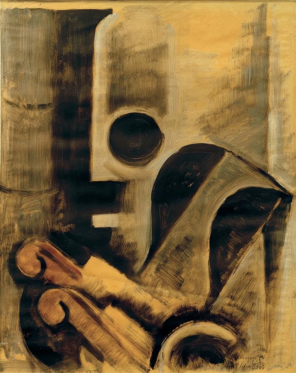 Fırın ve koltuk III by Oskar Schlemmer