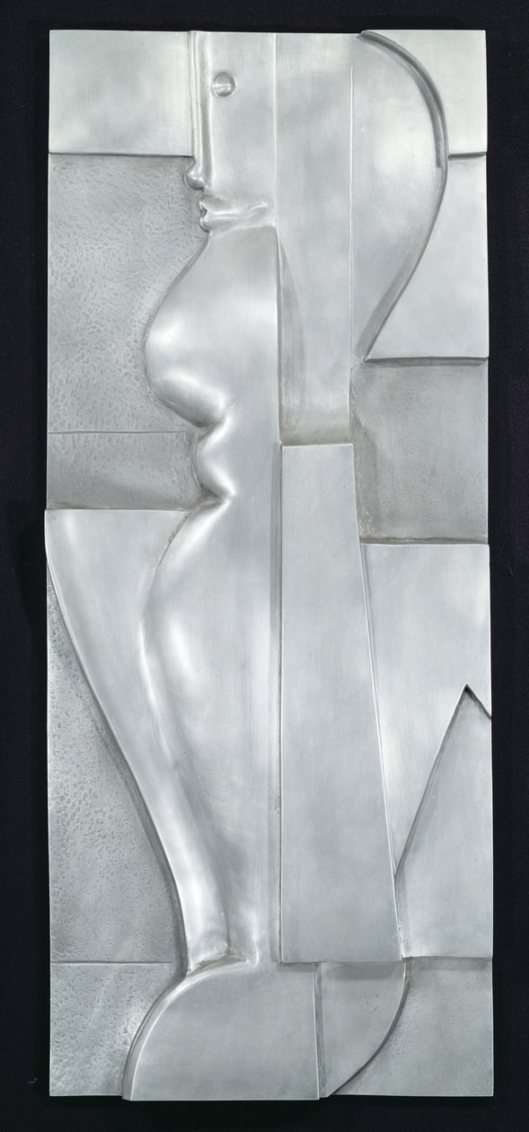 Rölyef H. Soyut Figür, 1919 (alüminyum) by Oskar Schlemmer