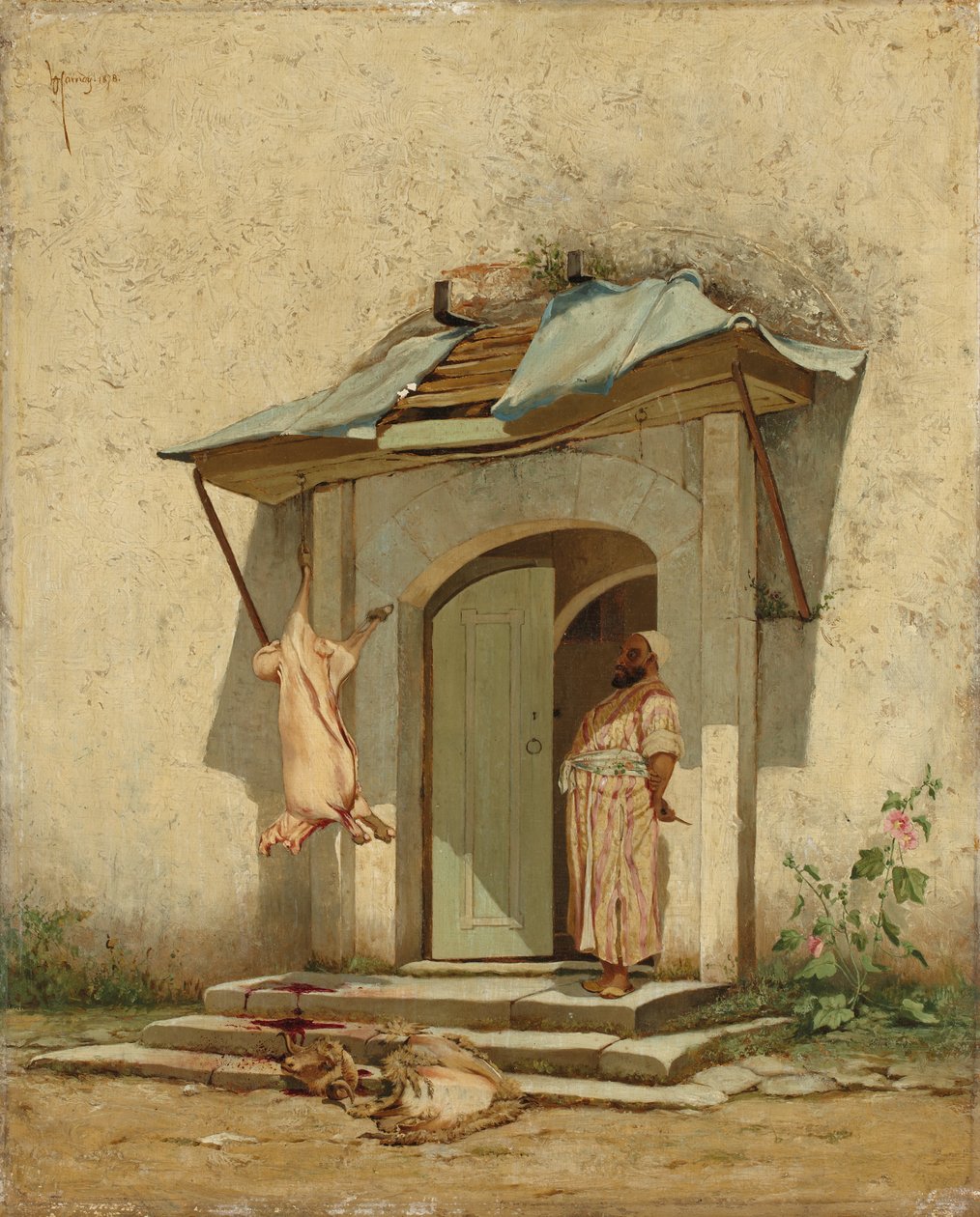 Bir Osmanlı Kasabı, 1878 by Osman Hamdi Bey