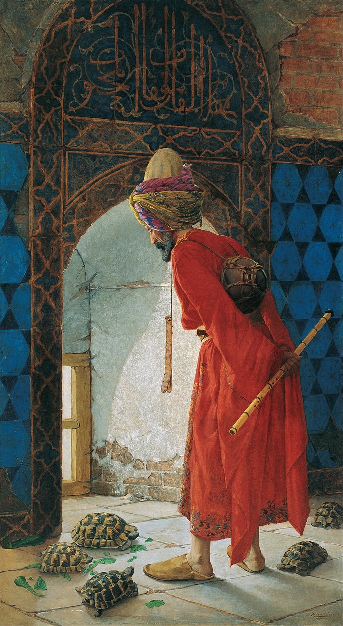 Kaplumbağa Eğitmeni by Osman Hamdi Bey