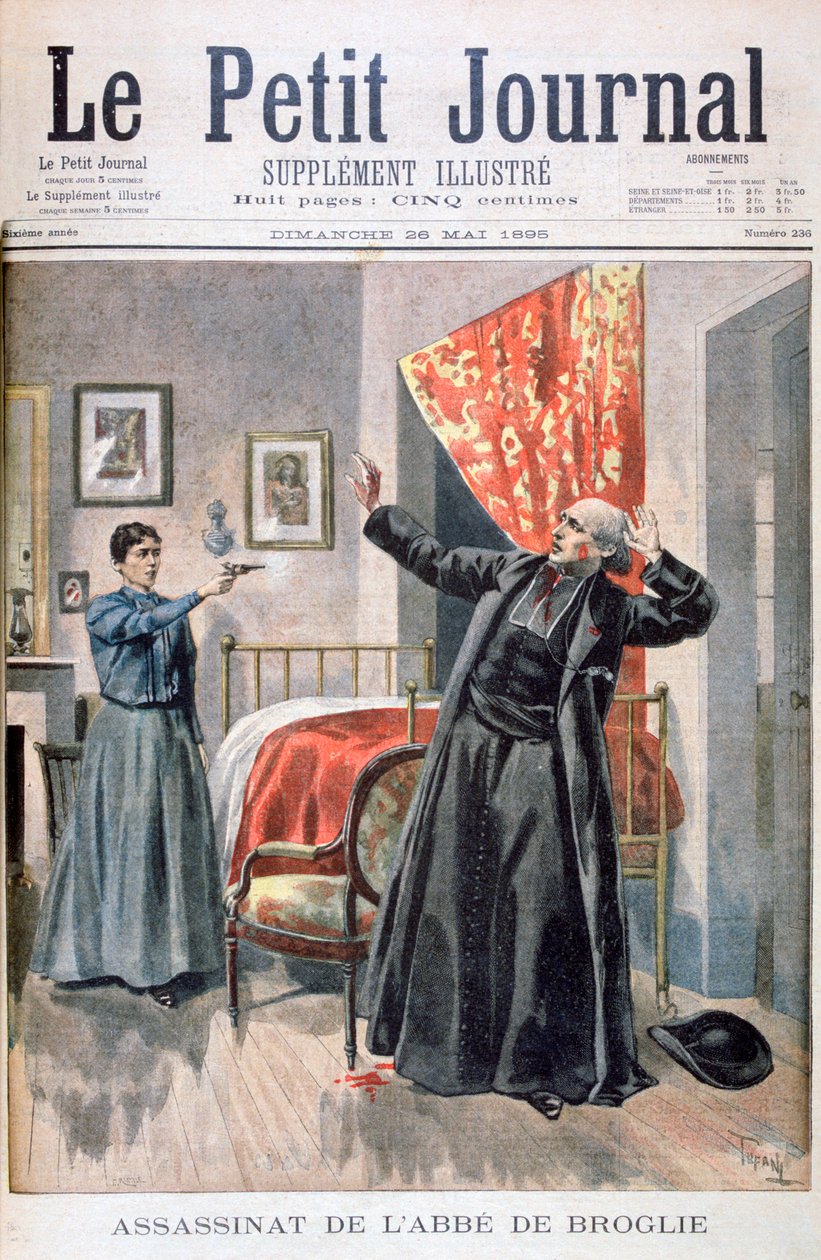 Broglie Abbot Suikastı, 1895. by Oswaldo Tofani