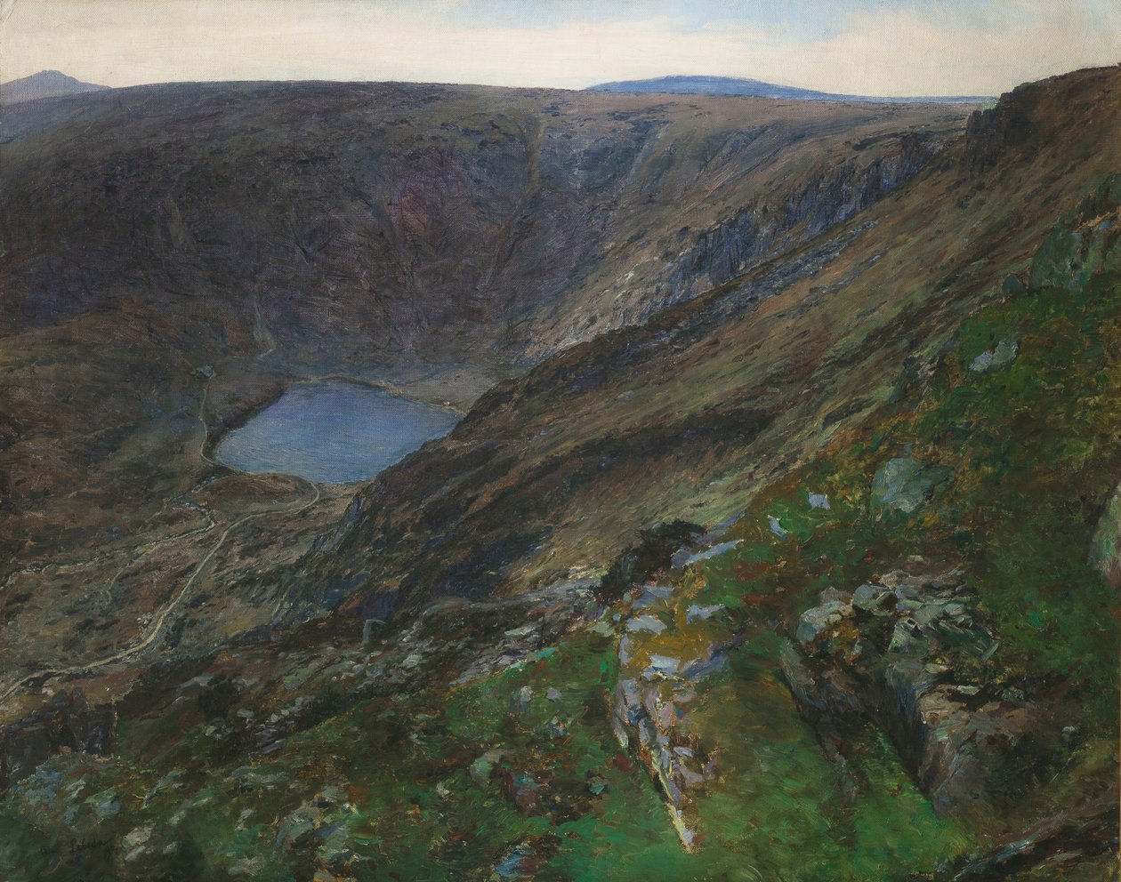 Dev Dağlardaki Dağ Gölü, 1896 by Otakar Lebeda