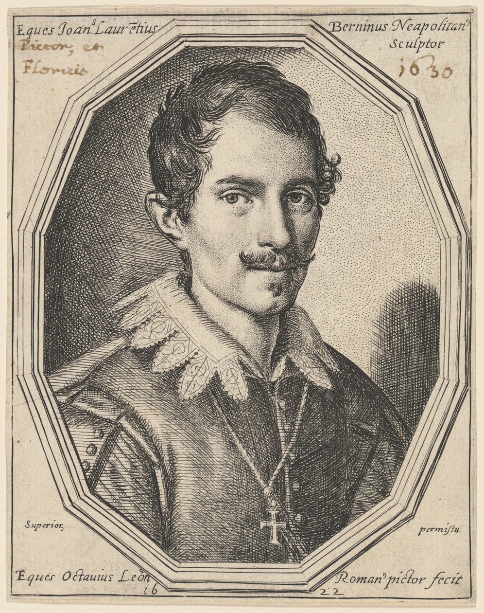 Jan Lorenzo Vergini by Ottavio Leoni