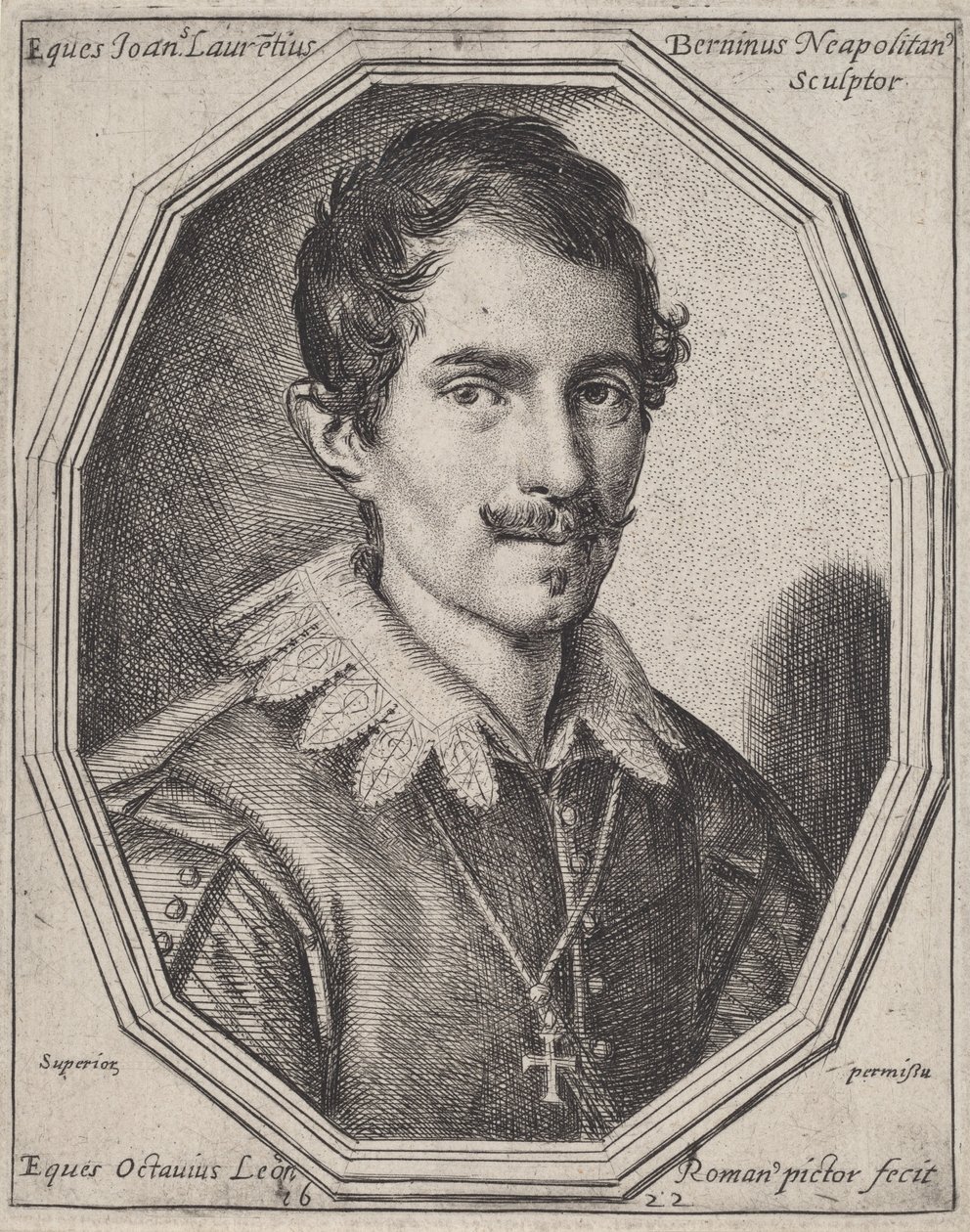 Gianlorenzo Bernini by Ottavio Leoni