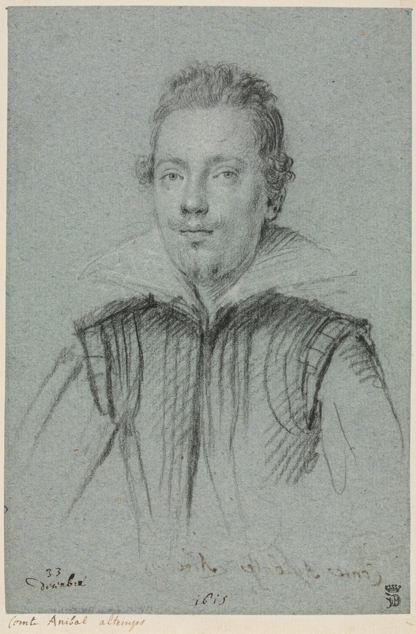 Kont Anibal Altemps, 1615. by Ottavio Mario Leoni