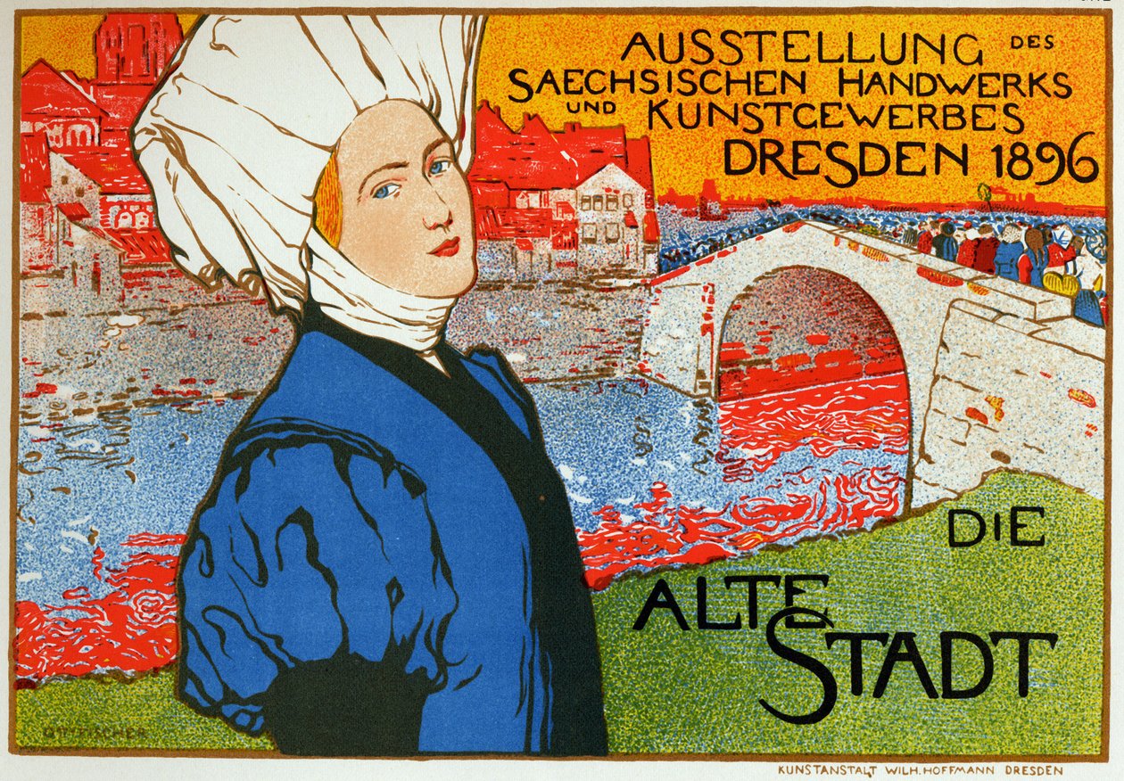 Almanya'da Dresden Sanayi Fuarı by Otto Fischer