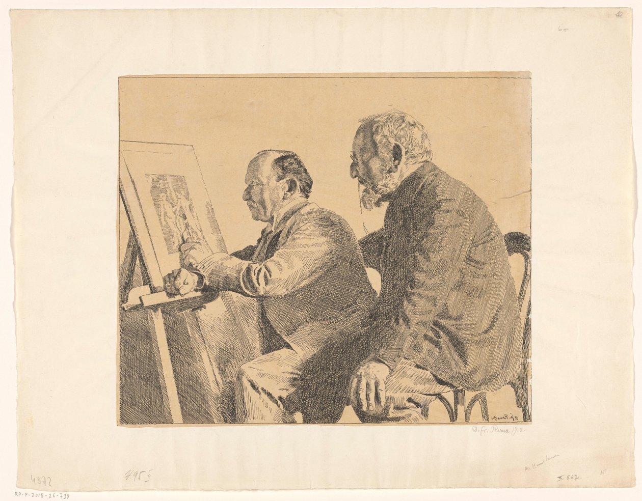 Sanat Bilenler by Otto Greiner (signed by artist)