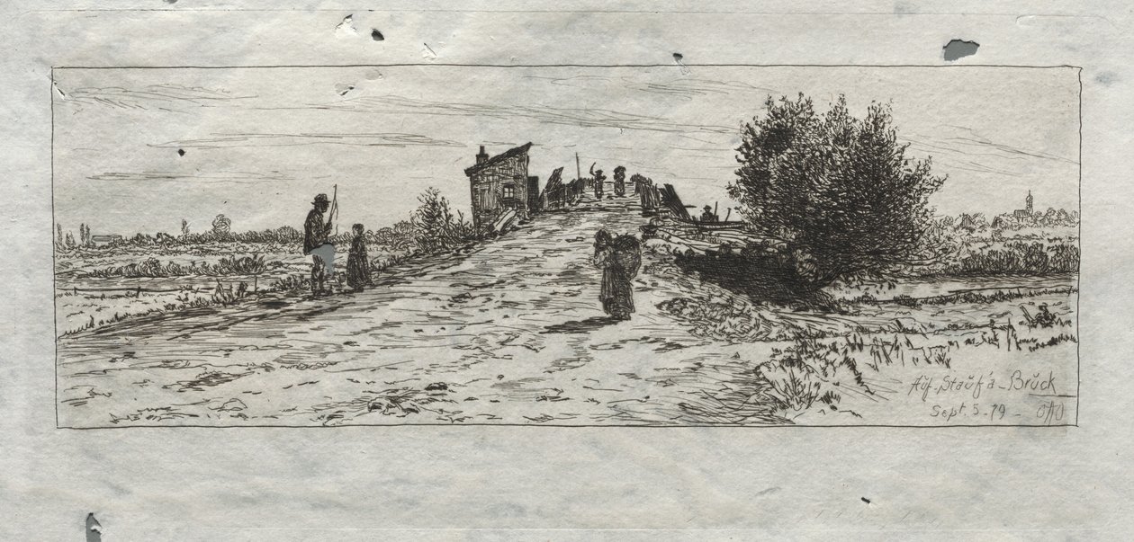 Stauf a-Bruck, 1879. by Otto H. Bacher