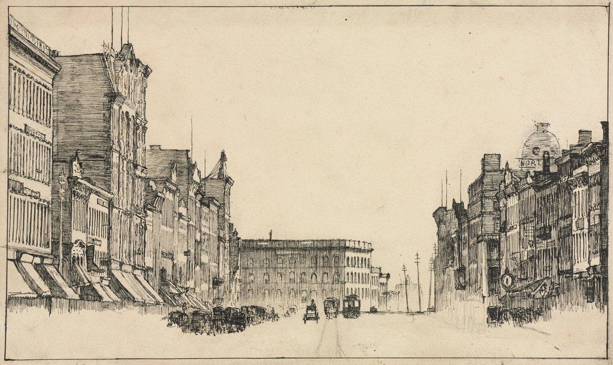 Şehir merkezi, Cleveland. by Otto H. Bacher