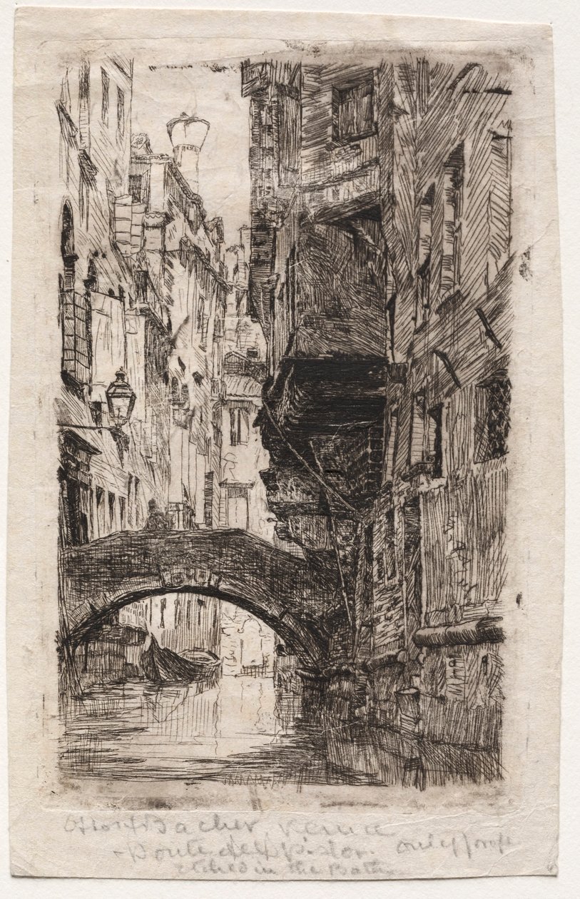 Ponte del Pistor. by Otto H. Bacher