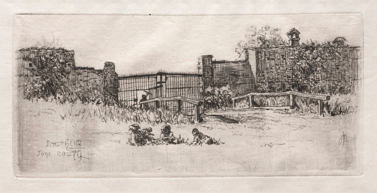 Kapı, Lustheim, 1879. by Otto H. Bacher