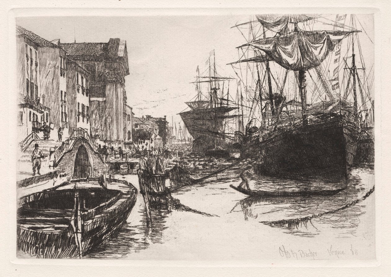 Venedik, 1880. by Otto H. Bacher