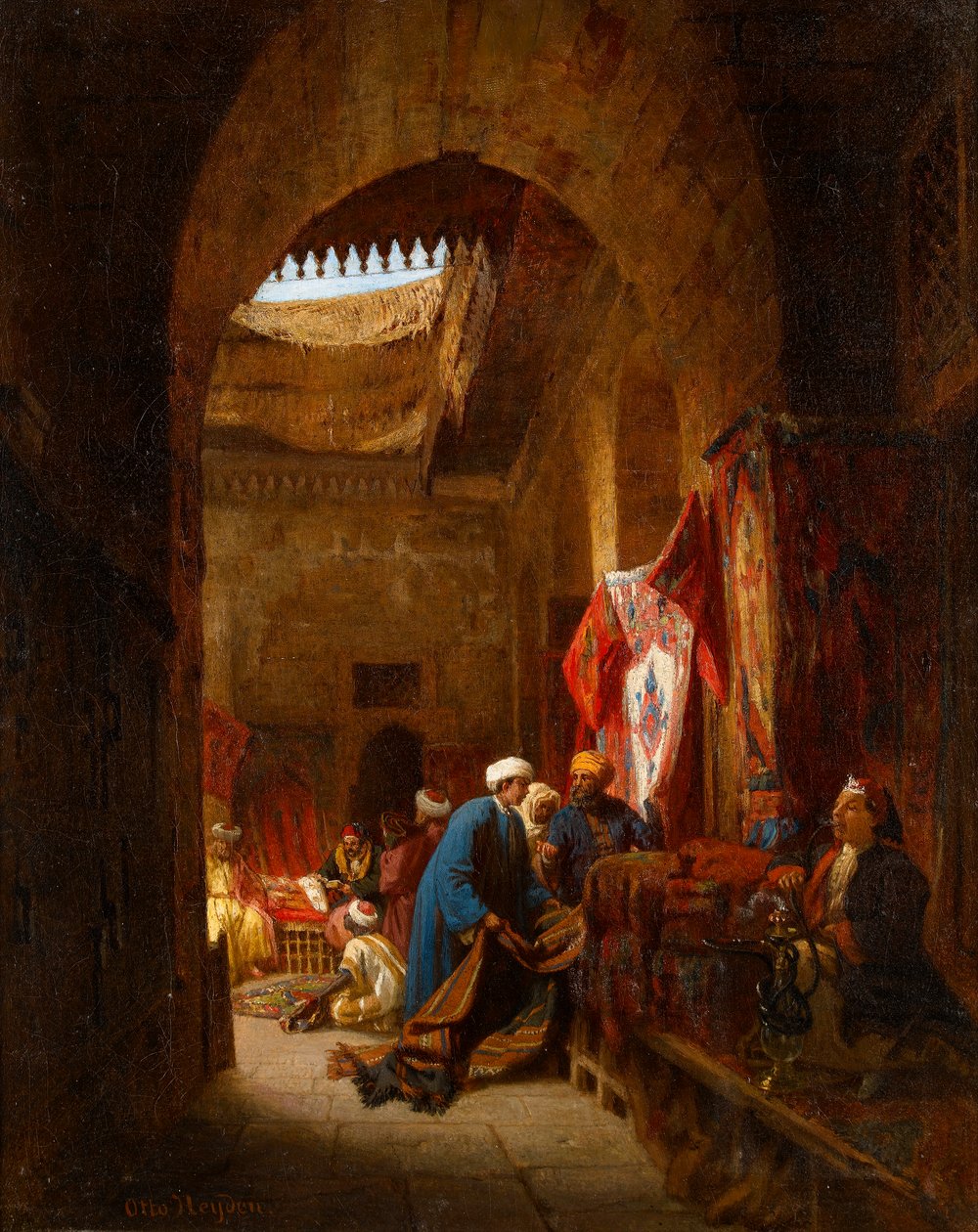 Halı Çarşısı, Kahire by Otto Johann Heinrich Heyden