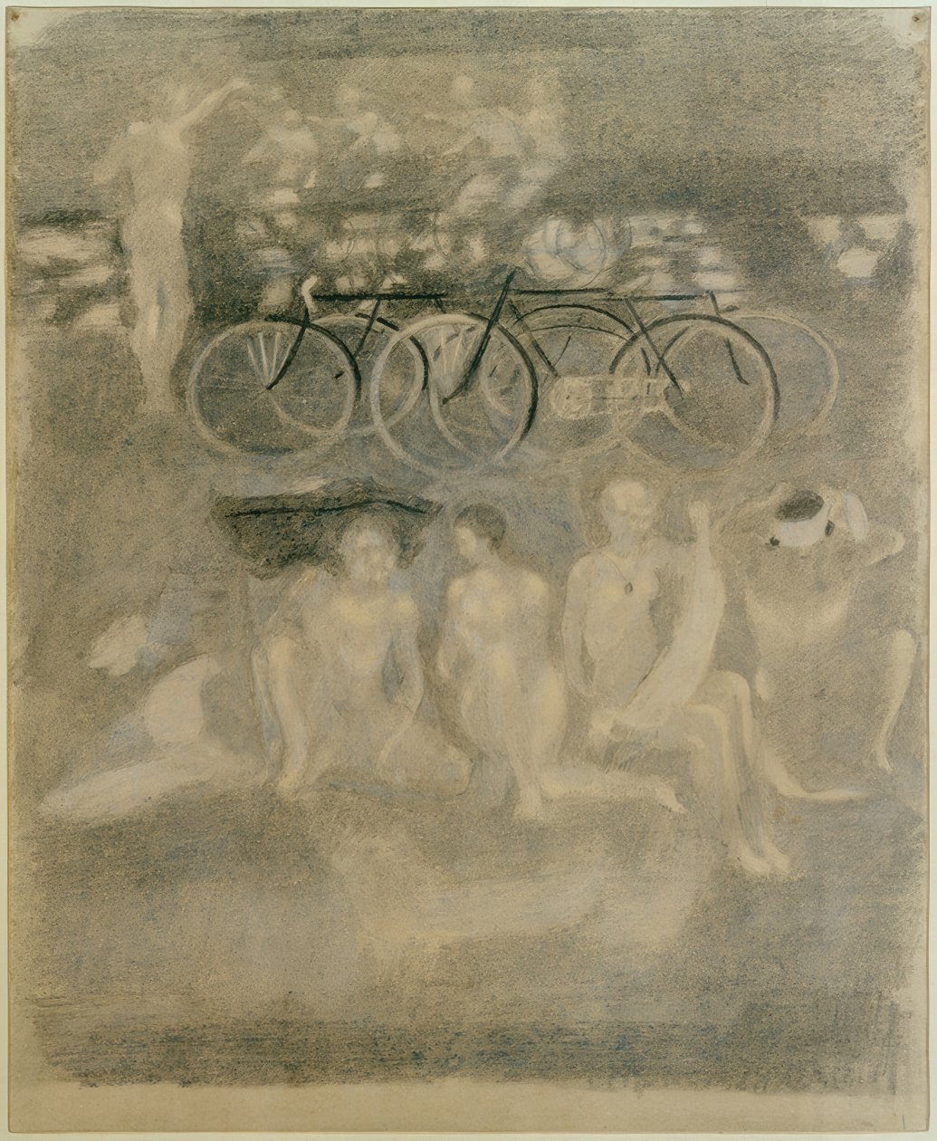 Dinlenme bisikletçi by Otto Meyer Amden