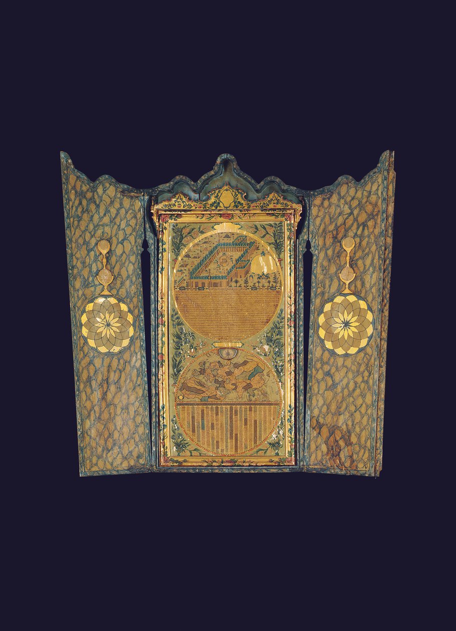Kıble Pusulası, Konstantinopolis by Ottoman School