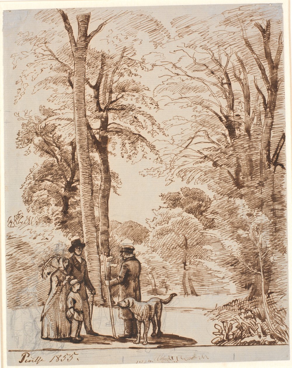 Rakamlarla orman yolu. Islinge by P.C. Skovgaard