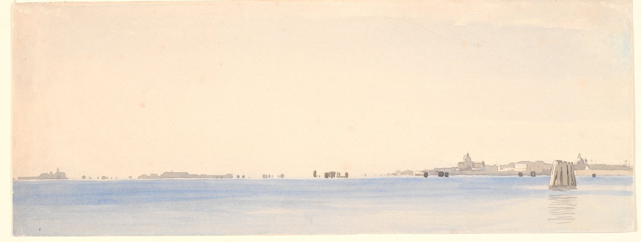 Lagünden bakıldığında Venedik by P.C. Skovgaard
