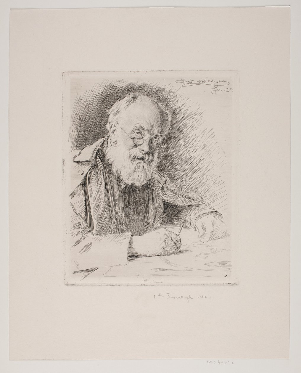 Lorenz Frolich by Peder Severin Krøyer