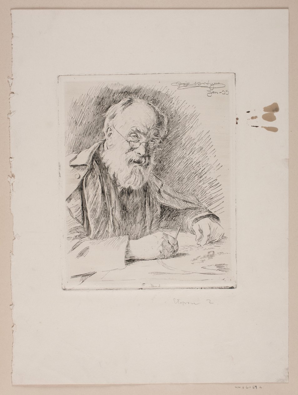 Lorenz Frolich by Peder Severin Krøyer
