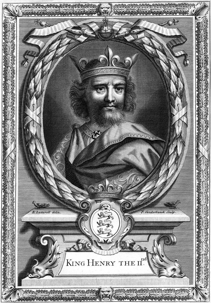 Henry II, İngiltere Kralı. by P. Vanderbanck