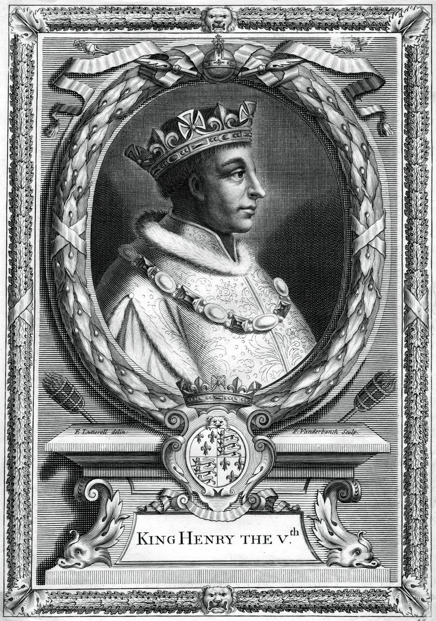 Henry V, İngiltere Kralı. by P. Vanderbanck