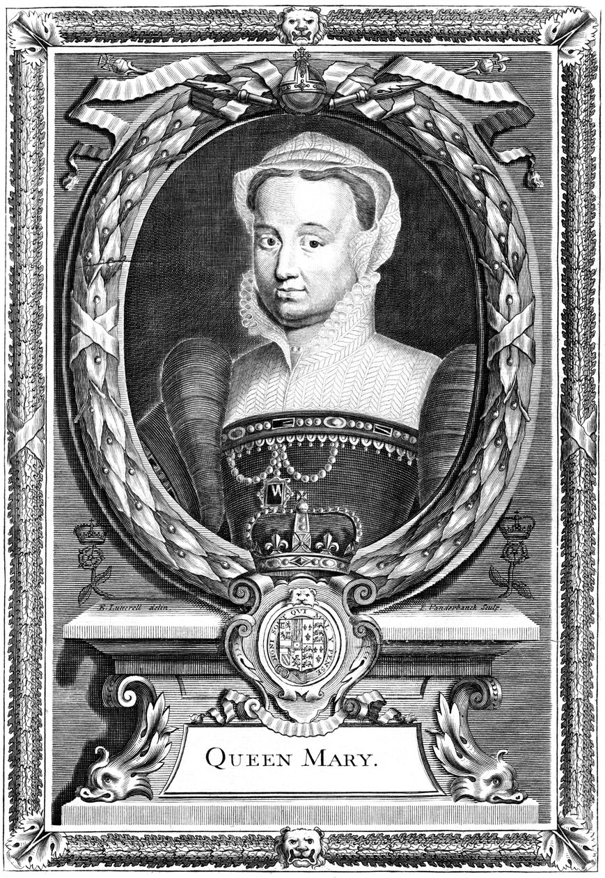 İngiltere Kraliçesi I. Mary, 19. yüzyıl by P. Vanderbanck