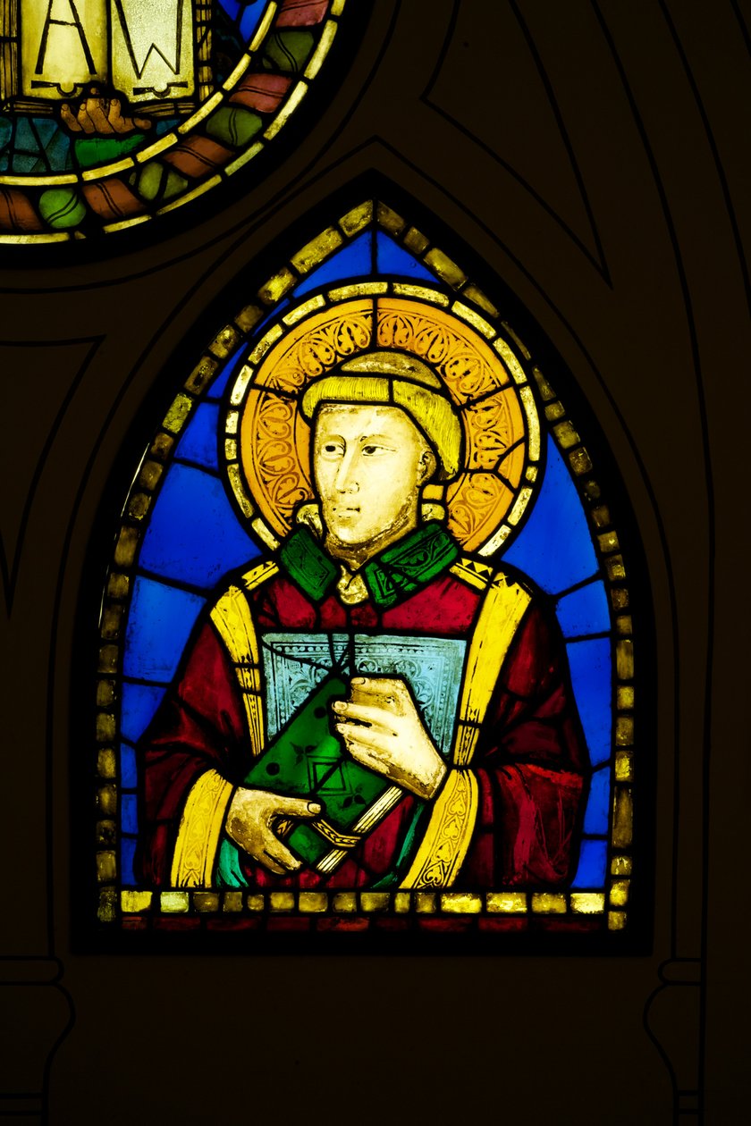 Deacon (vitray) by Pacino di Buonaguida